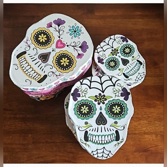 12 Halloween Gift Boo Boxes Skeleton - Picture 4 of 4